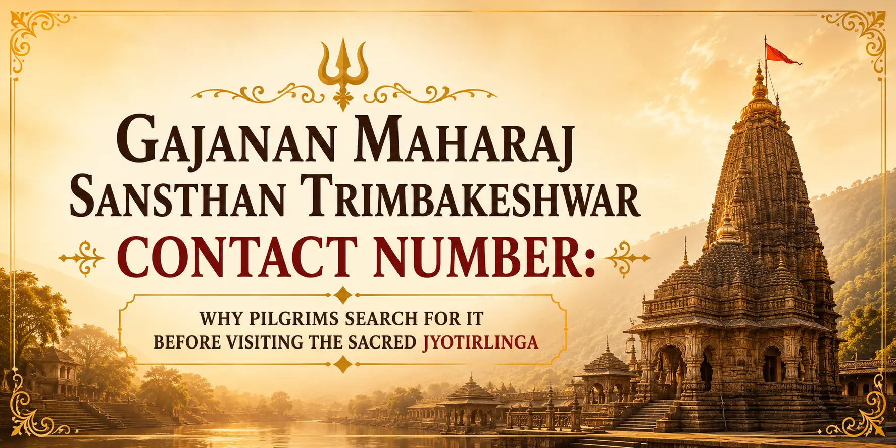 Gajanan Maharaj Sansthan Trimbakeshwar Contact Number