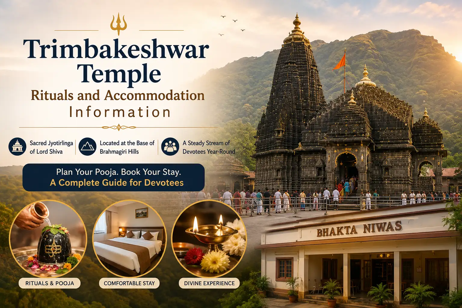 Trimbakeshwar Temple rituals and accommodation guide for devotees