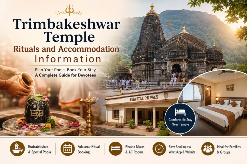 Trimbakeshwar Temple rituals and accommodation