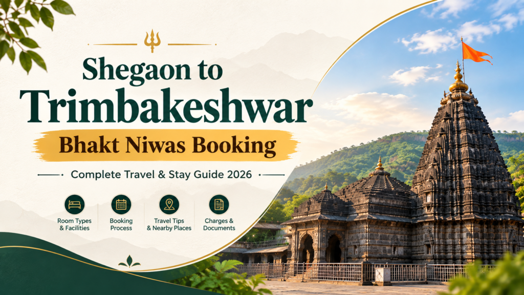 Shegaon Trimbakeshwar Bhakt Niwas Booking route map Maharashtra