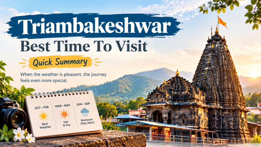Triambakeshwar Best Time To Visit winter morning temple view