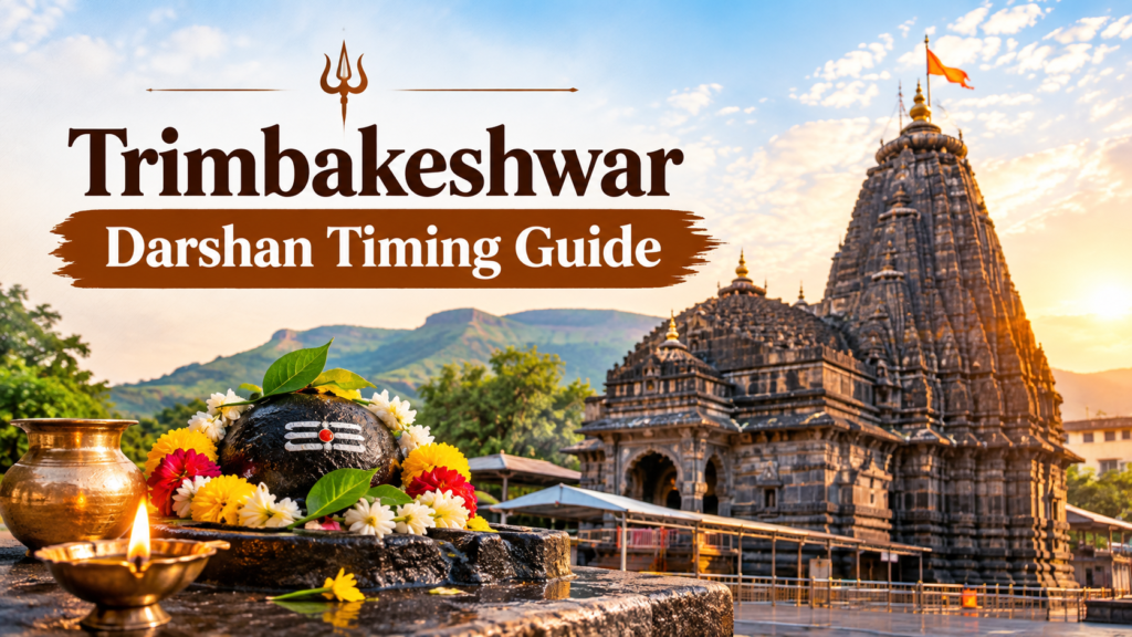 Trimbakeshwar Darshan Timing temple entrance in the morning