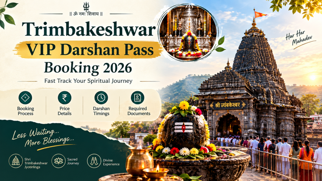 Trimbakeshwar VIP Darshan Pass Booking 2026 e-ticket and QR code